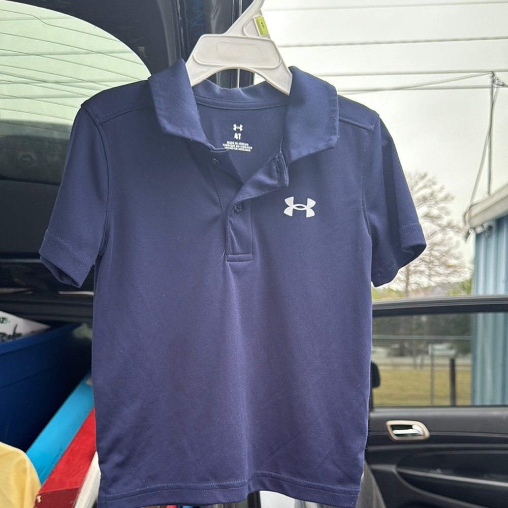 Under Armour‎ Kids Navy Polo Shirt